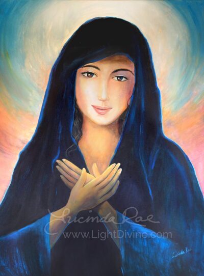 Mother Mariam's Love, Original Painting by Lucinda Rae, 48″ x 72″