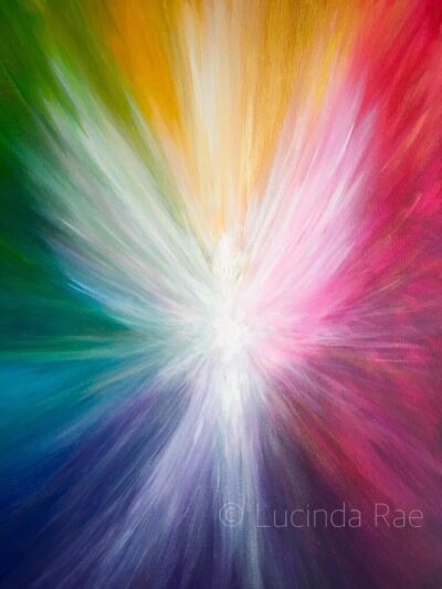 Rainbow Angel - SOLD (prints available)