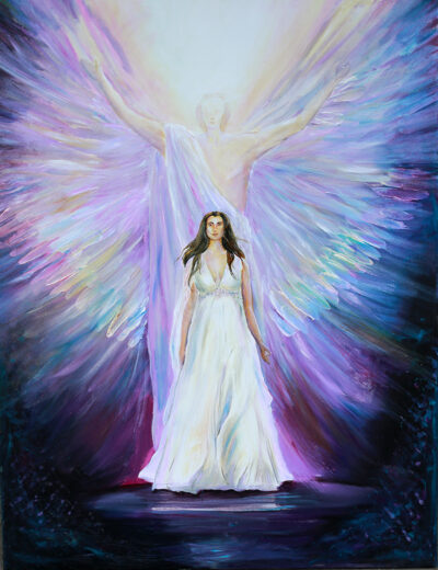 Daughter of the Light, Original Painting by Lucinda Rae, 24″ x 36″