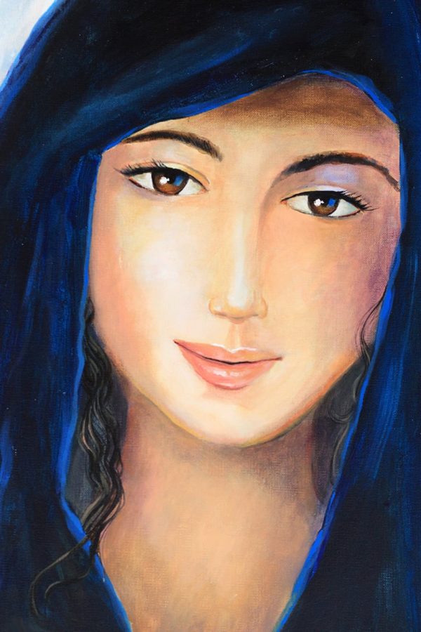 Mother Mariam's Love, Original Painting by Lucinda Rae, 48″ x 72 ...