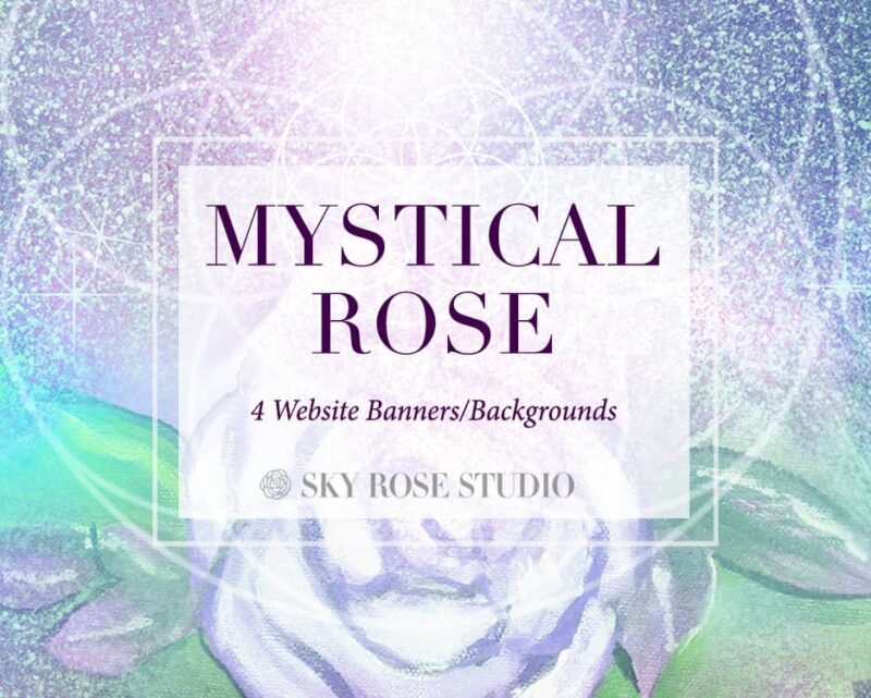 Mystical Rose Pack - 4 Website Banners/Backgrounds - Image 4