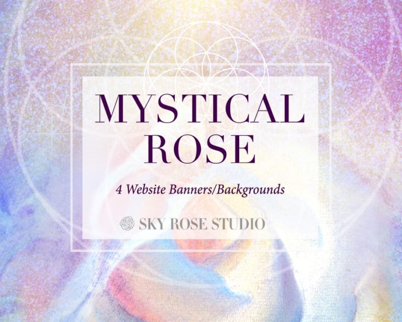 Mystical Rose Pack - 4 Website Banners/Backgrounds - Image 2