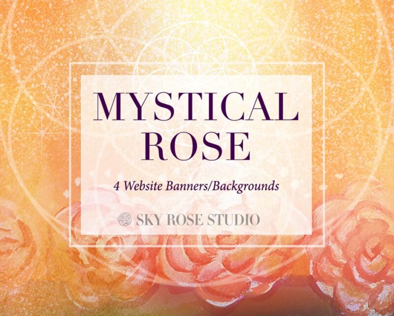 Mystical Rose Pack - 4 Website Banners/Backgrounds - Image 3